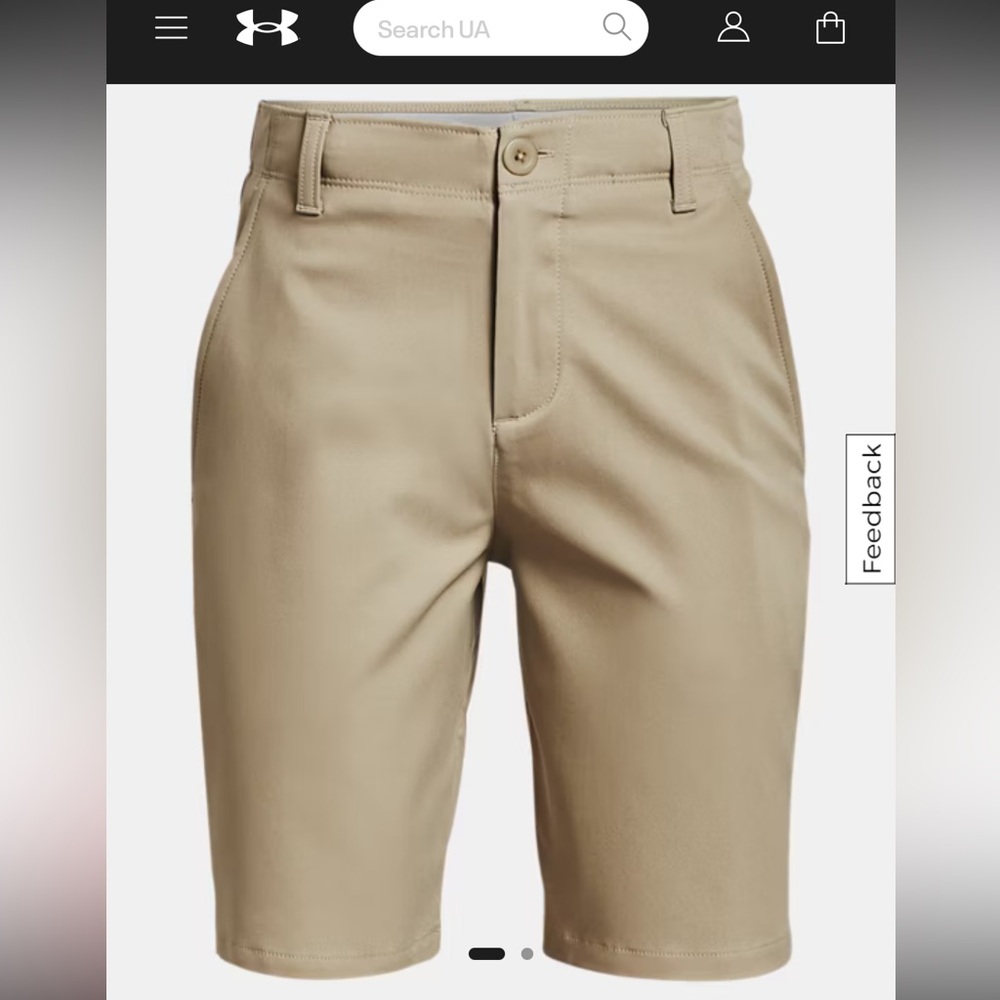 Under Armour Boys Match Play Golf Shorts